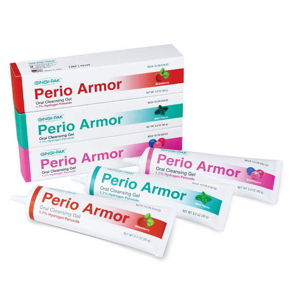 Gingi-Pak, Perio Armor 1.7% Hydrogen Peroxide Oral Cleansing Gel