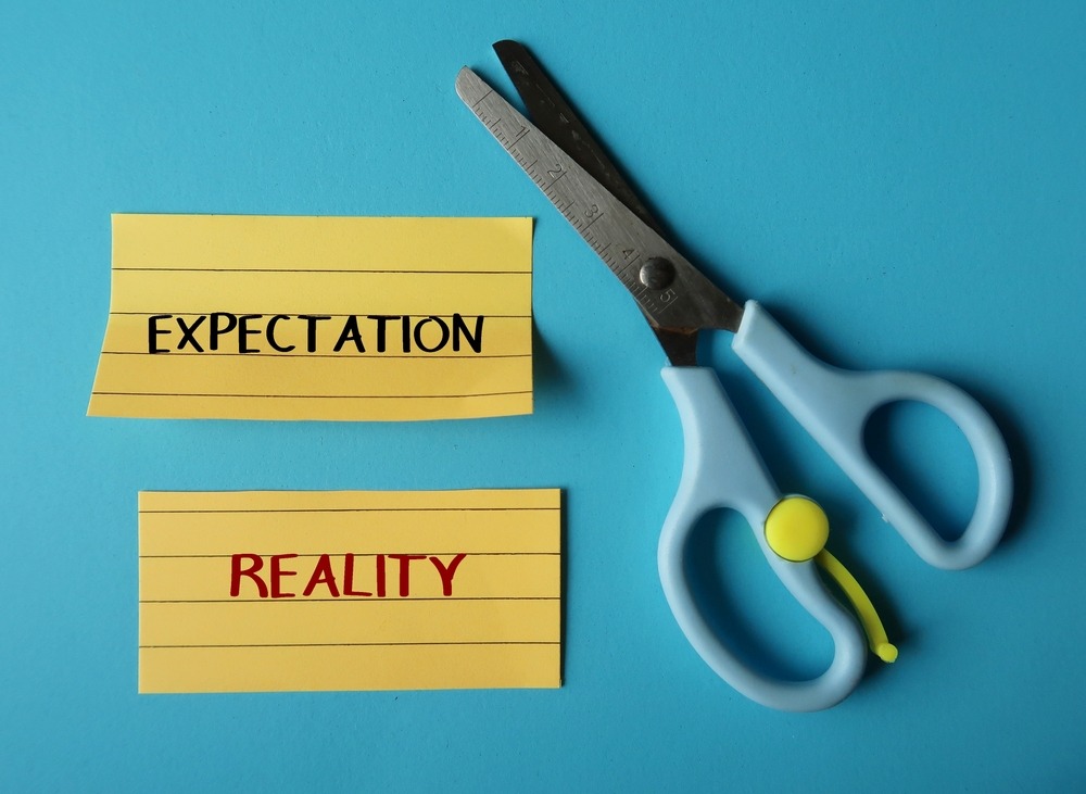 expectation vs. reality, marketing, dental marketing
